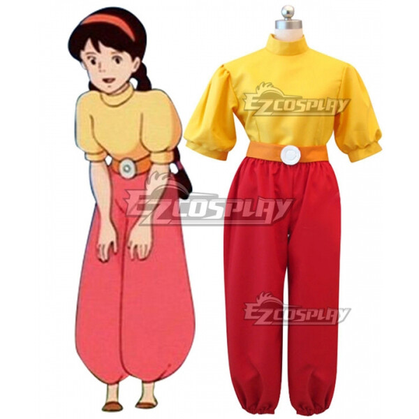 Laputa: Castle in the Sky Lusheeta Toelle Ur Laputa Sheeta Cosplay Costume E001