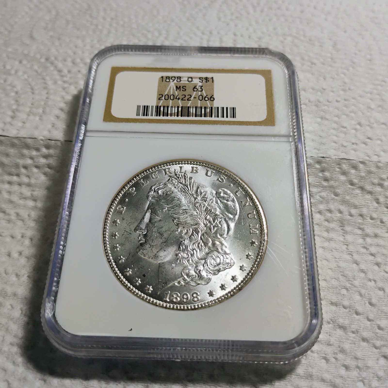 1898 O ~ MORGAN SILVER DOLLAR ~ NGC MS63