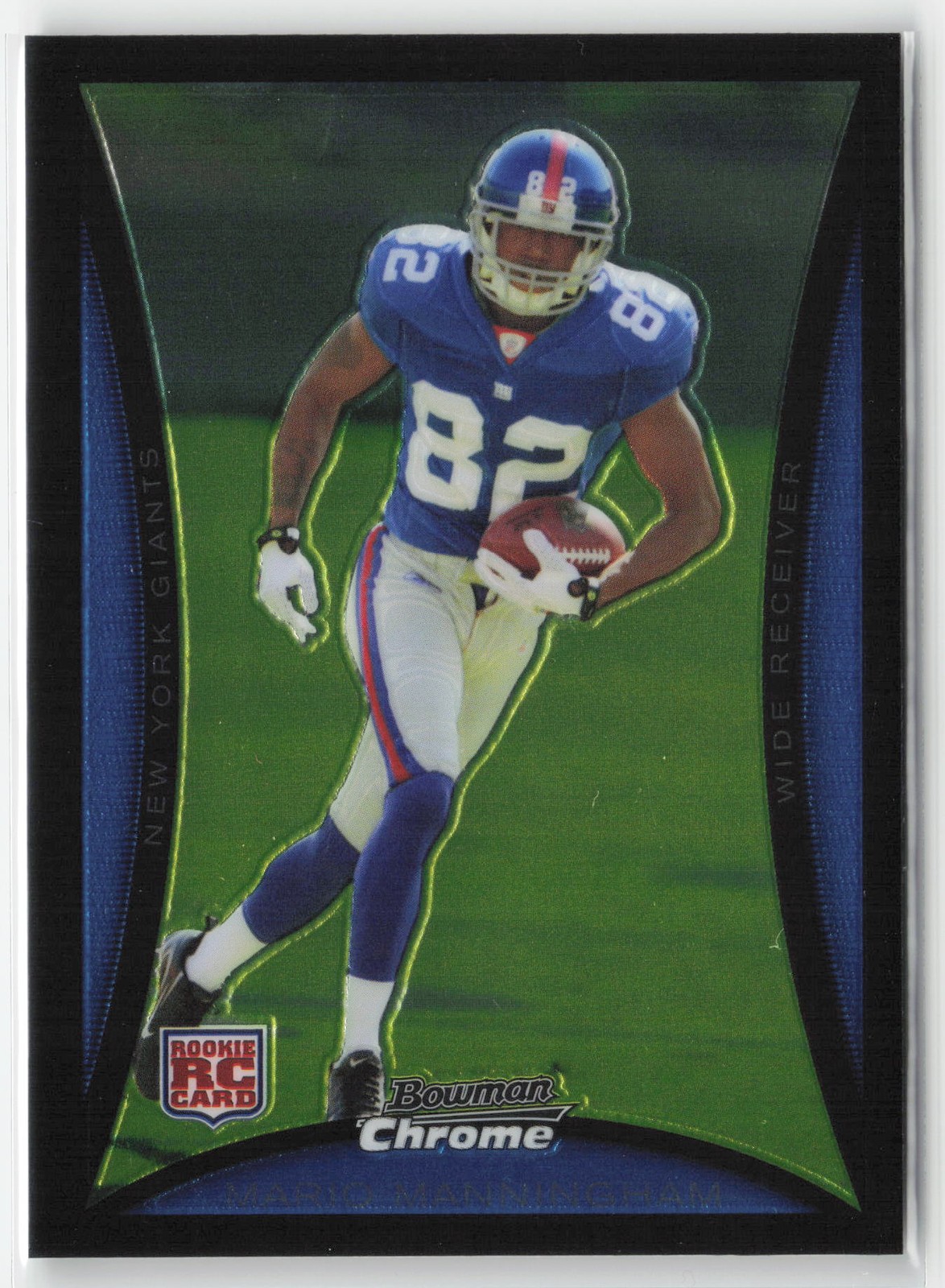 2008 Bowman Chrome #BC98 Mario Manningham 2008 Bowman Chrome #BC98 Mario Manningham