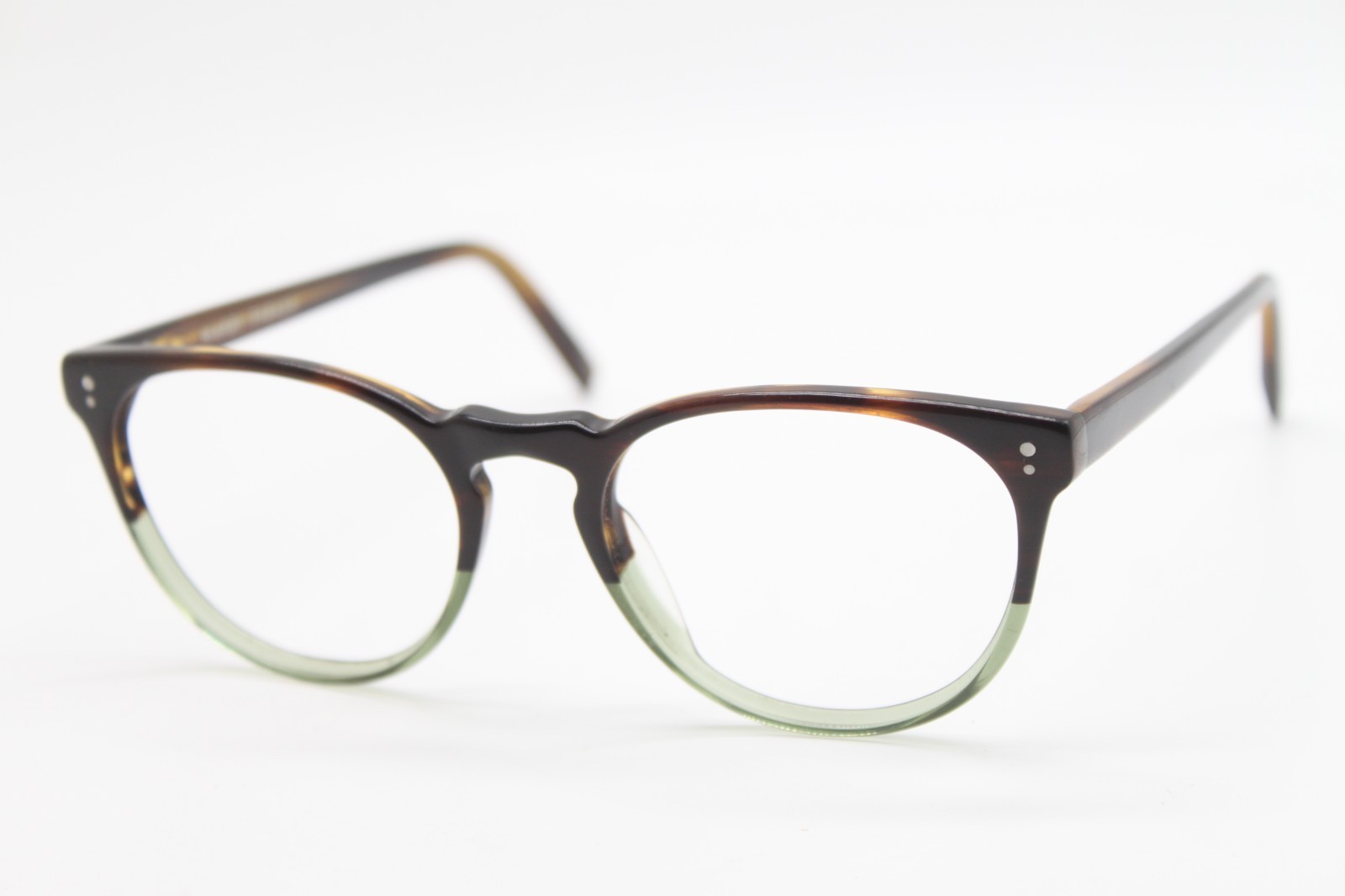 NEW WARBY PARKER STILES M 723 DARK BROWN TORT GREEN AUTHENTIC EYEGLASSES 52-18