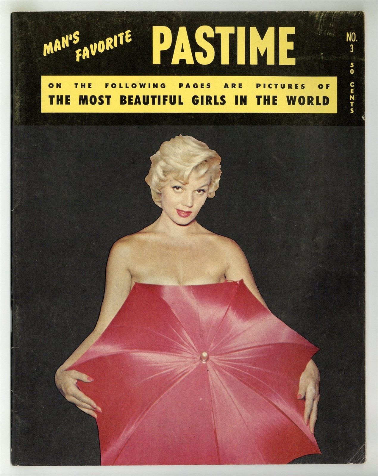 Man's Favorite Pastime 1956 Rare Elmer Batters Self Publ. Pinup Magazine M38417