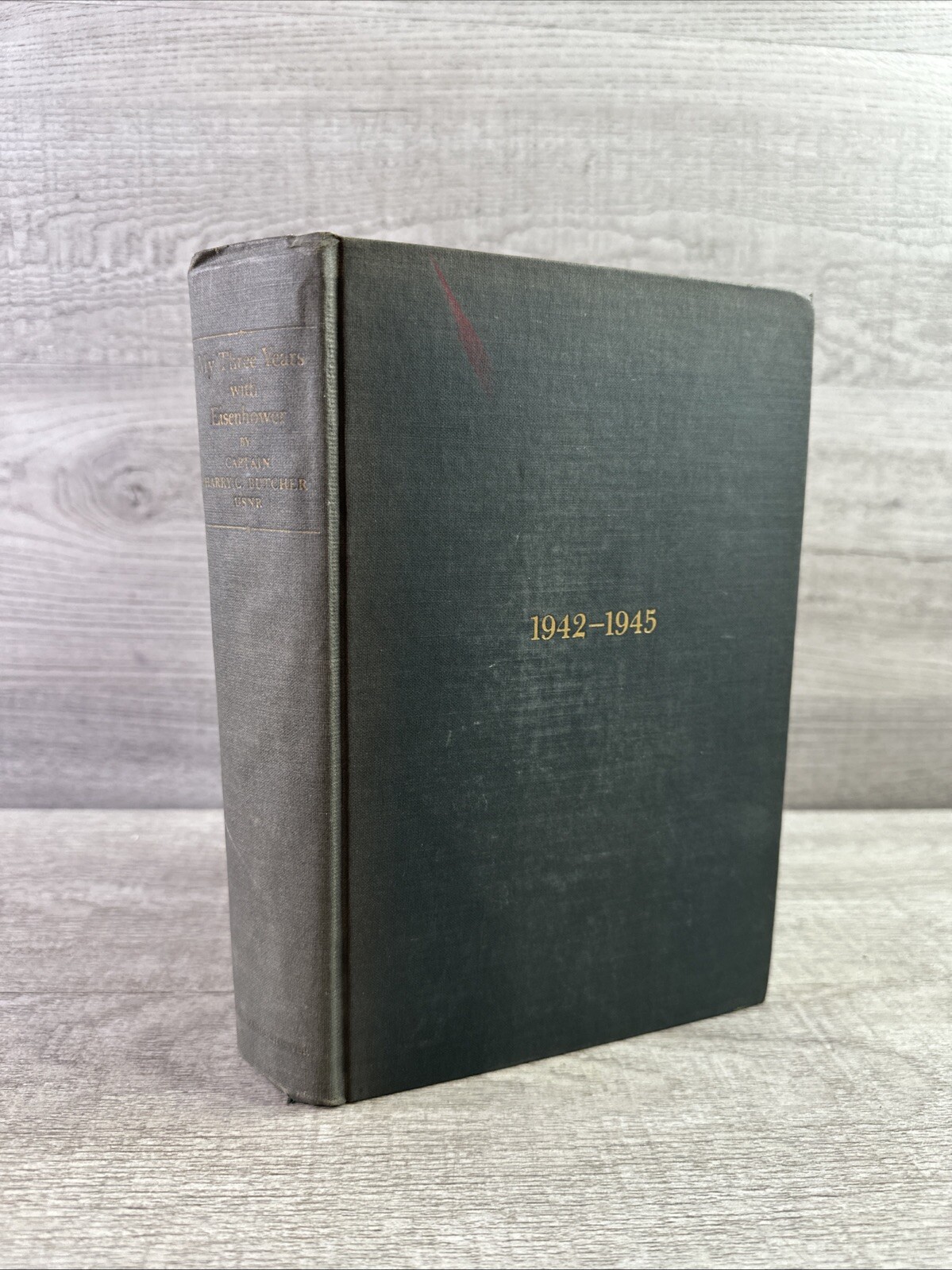 1946 My Three Years with Eisenhower 1942-1945 Capt Harry C Butcher HC Book