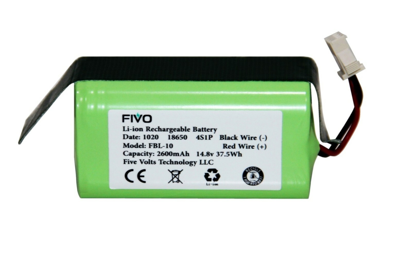 Battery for Ionvac SmartClean 2000 Robovac, Amarey A800, A900, iMartine C800