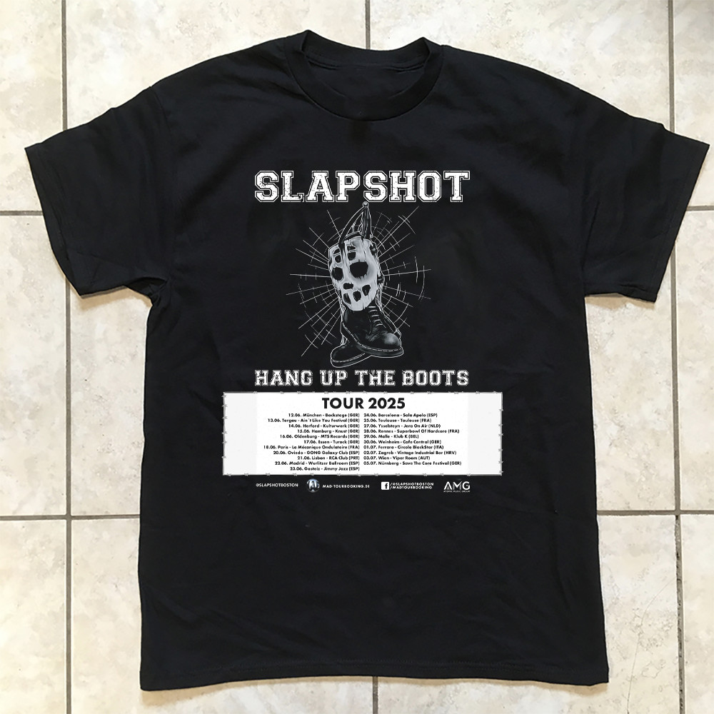 Collection SLAPSHOT Tour 2025 Black T Shirt All Size S-5Xl AL870 Collection SLAPSHOT Tour 2025 Black T Shirt All Size S-5Xl AL870