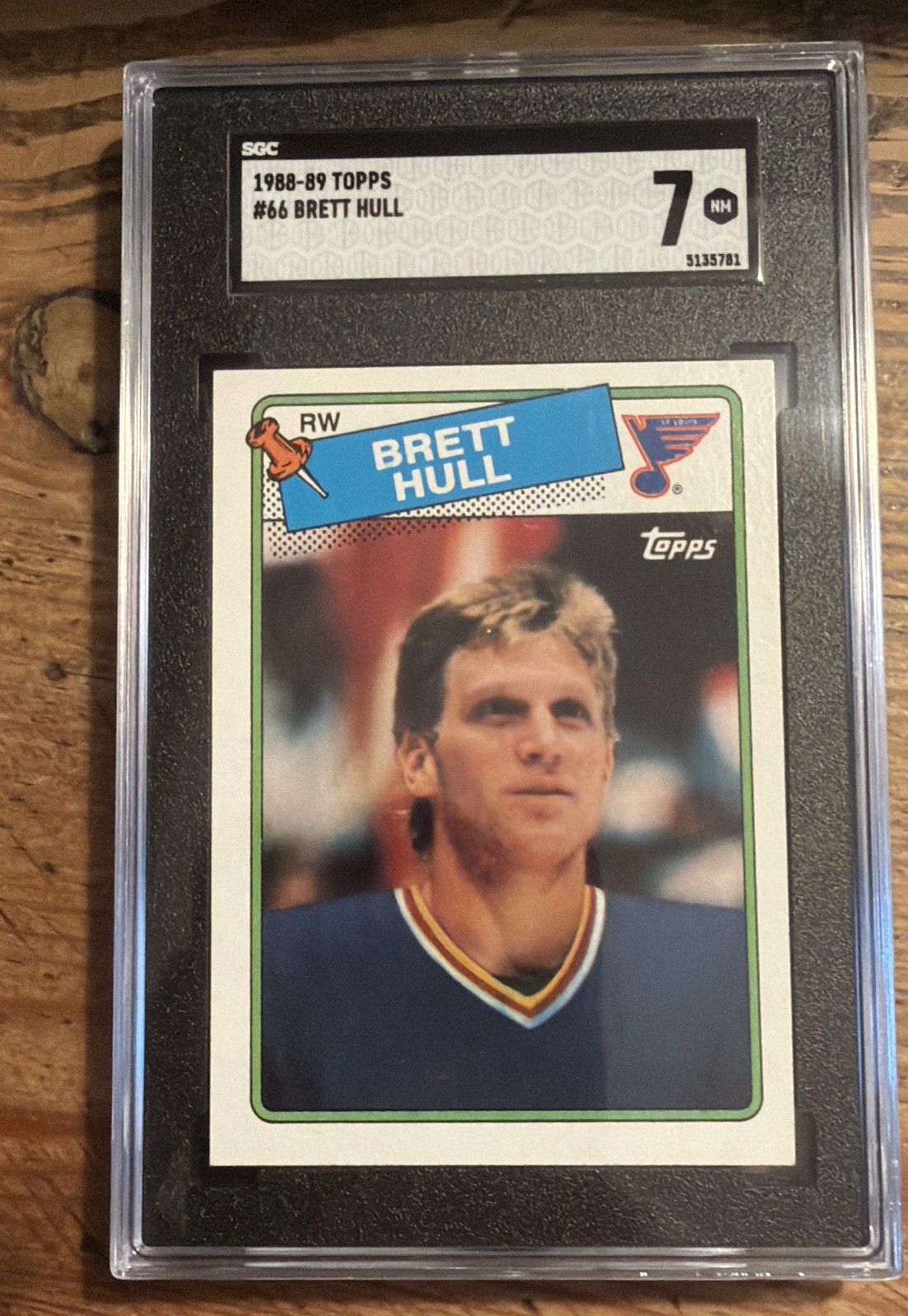 1988-89 Topps - Brett Hull #66 (RC) 1988-89 Topps - Brett Hull #66 (RC)