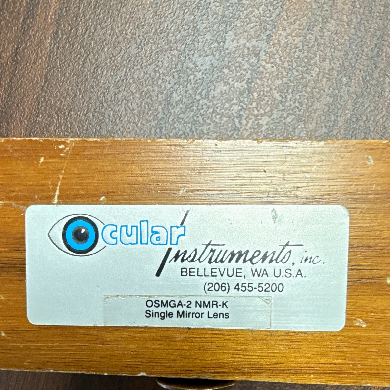 Ocular Instruments OSMGA-2 NMR-K Single Mirror Lens for Ophthalmology