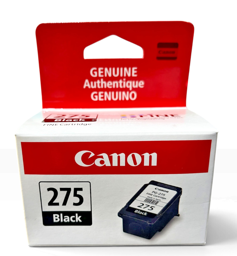Genuine Canon PG-275 Black Ink Cartridge Compatible with TS3520/3522 TR4720/4722