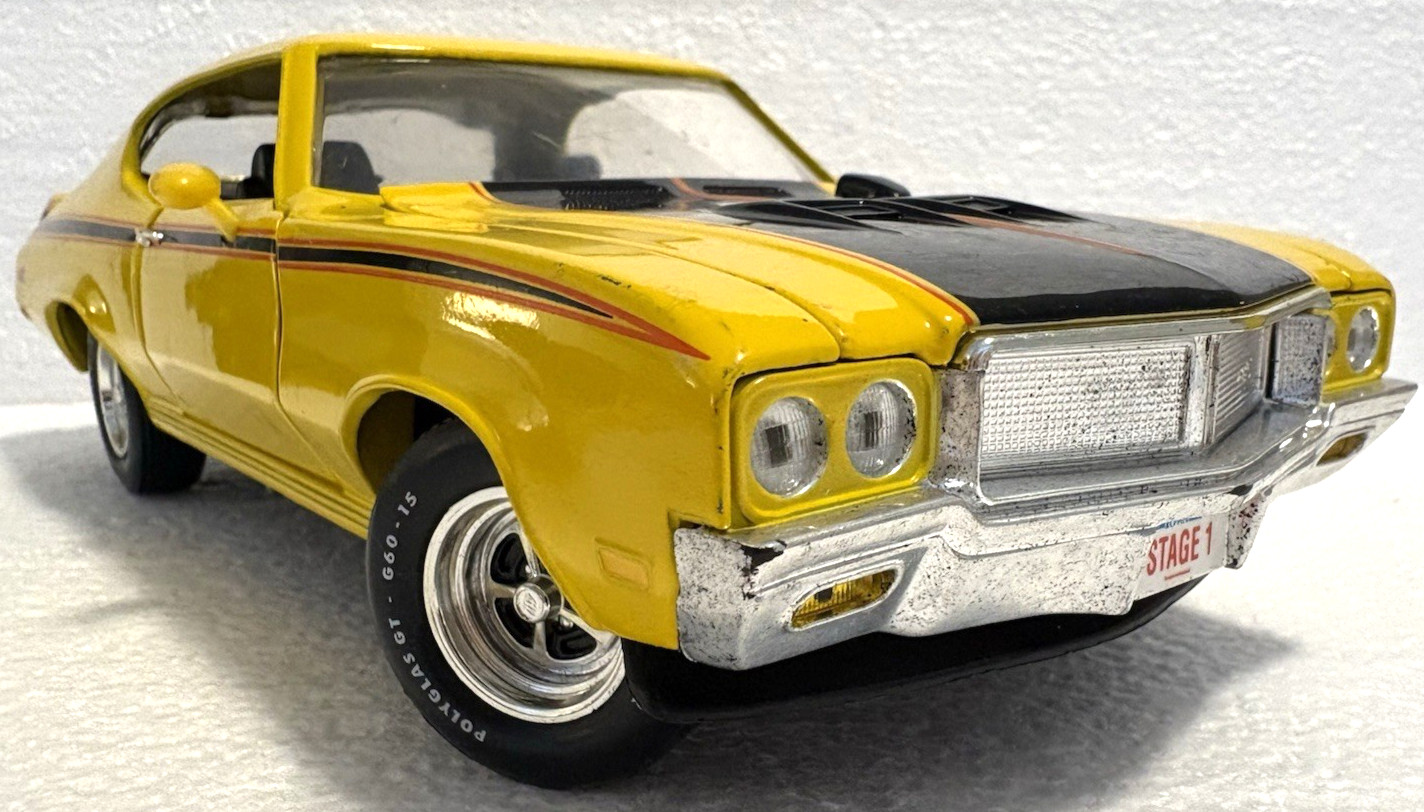ERTL American Muscle 1970 Buick GSX 455 Saturn Yellow 1:18 Diecast PARTS CAR