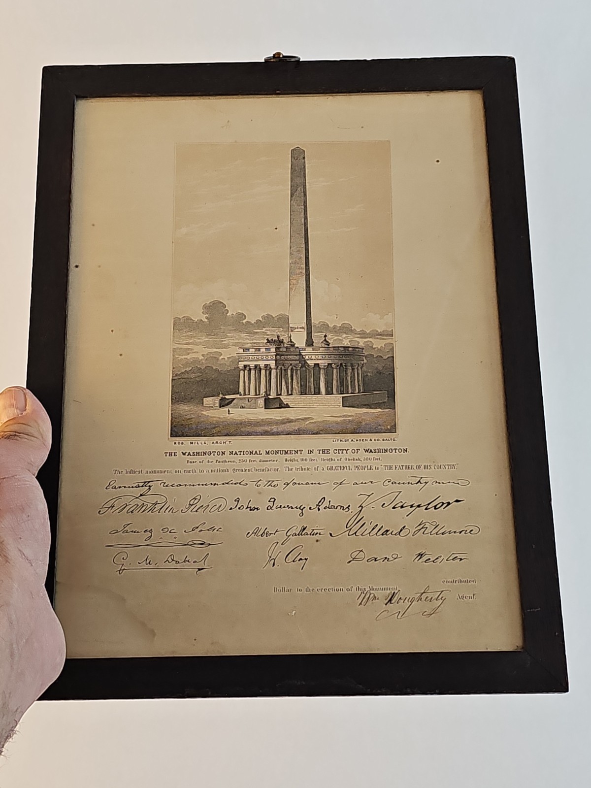 2 Rare Documents - Washington Monument Period Documents Signed 2 Rare Documents - Washington Monument Period Documents Signed