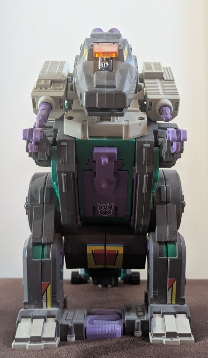 VINTAGE Transformers Trypticon G1 Giant Dinosaur / Decepticon Base