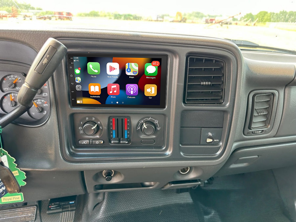 For 2003-2006 Chevy Silverado 1500 2500 Apple Carplay Car Radio Android 15 2+32G