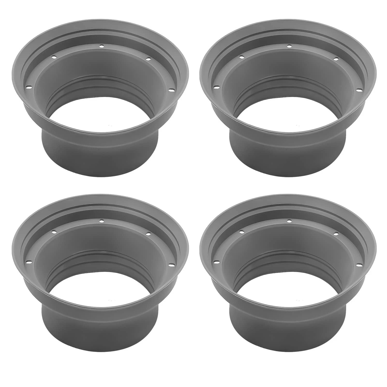 RECOIL SPB65K 4 Pack Foldable Silicone 6.5” Car Speaker Baffle Kits, for...