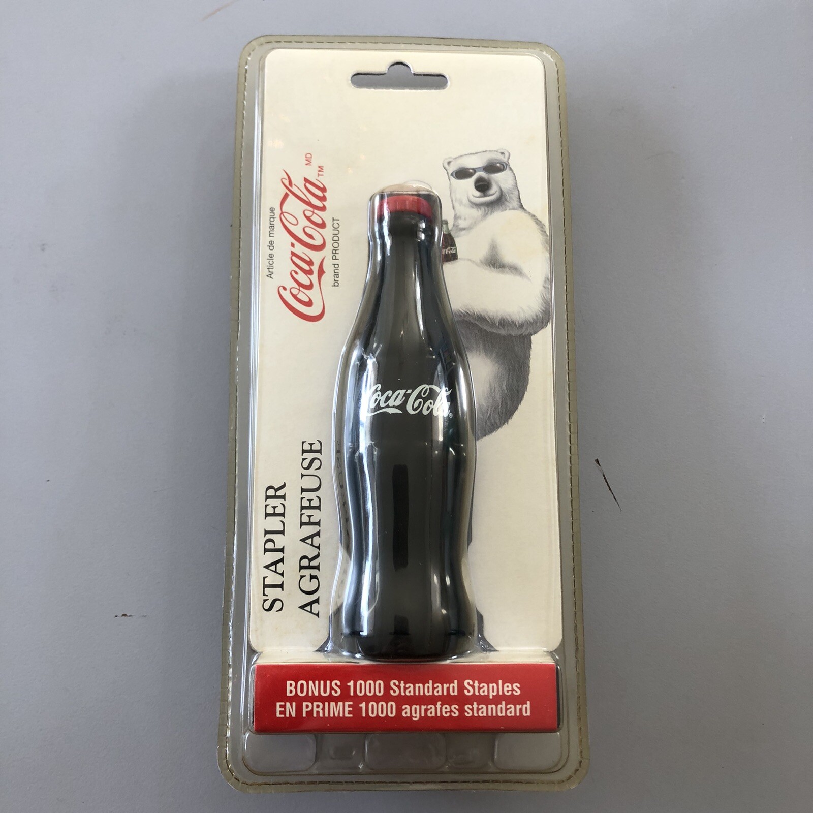 Vintage 1998 Coca Cola Stapler with Bonus 1000 Standard Staples Coke Collectable Vintage 1998 Coca Cola Stapler with Bonus 1000 Standard Staples Coke Collectable