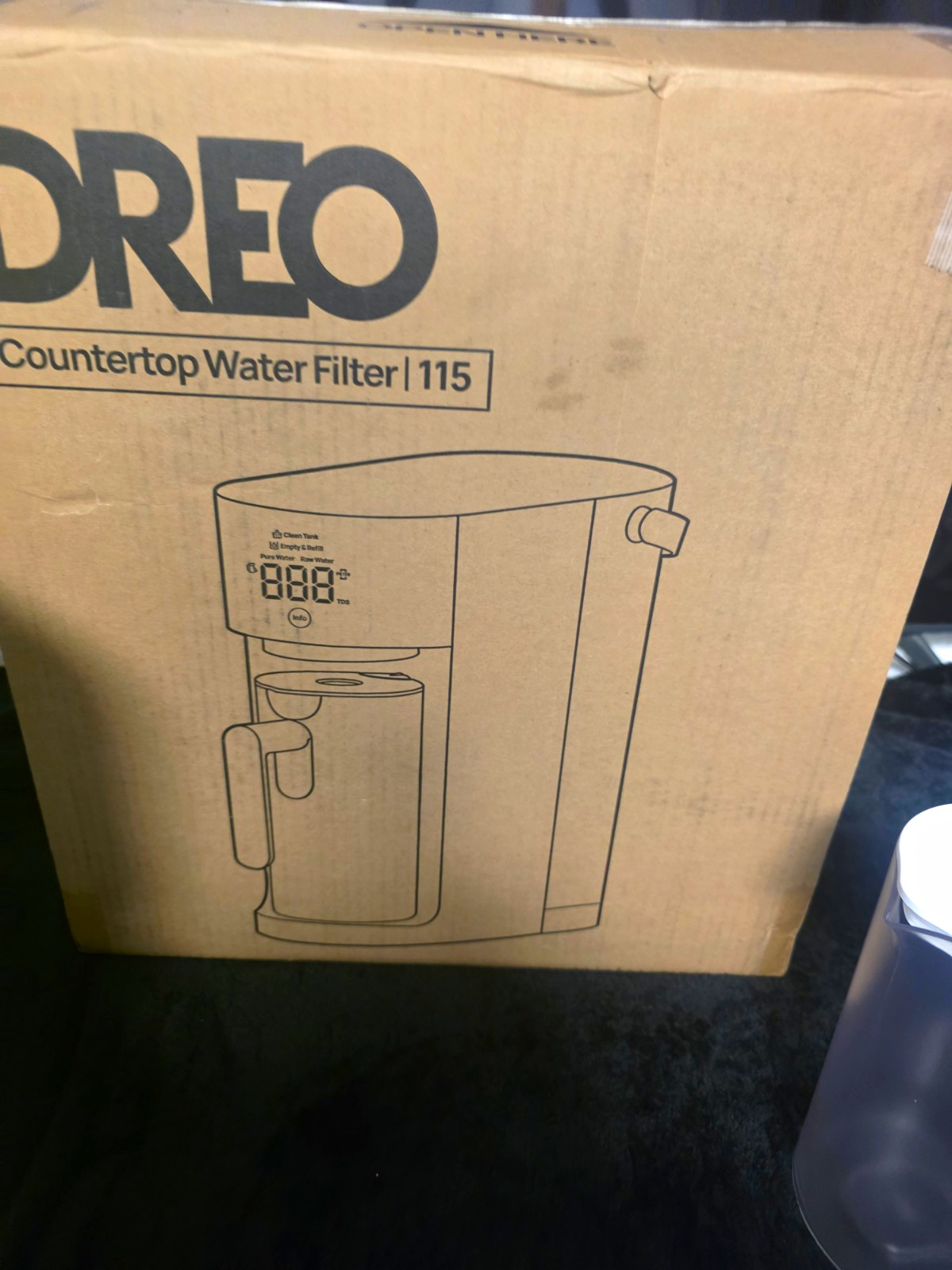 DREO Countertop Water Filter 115 White for Aqua Optima Evolve DREO Countertop Water Filter 115 White for Aqua Optima Evolve
