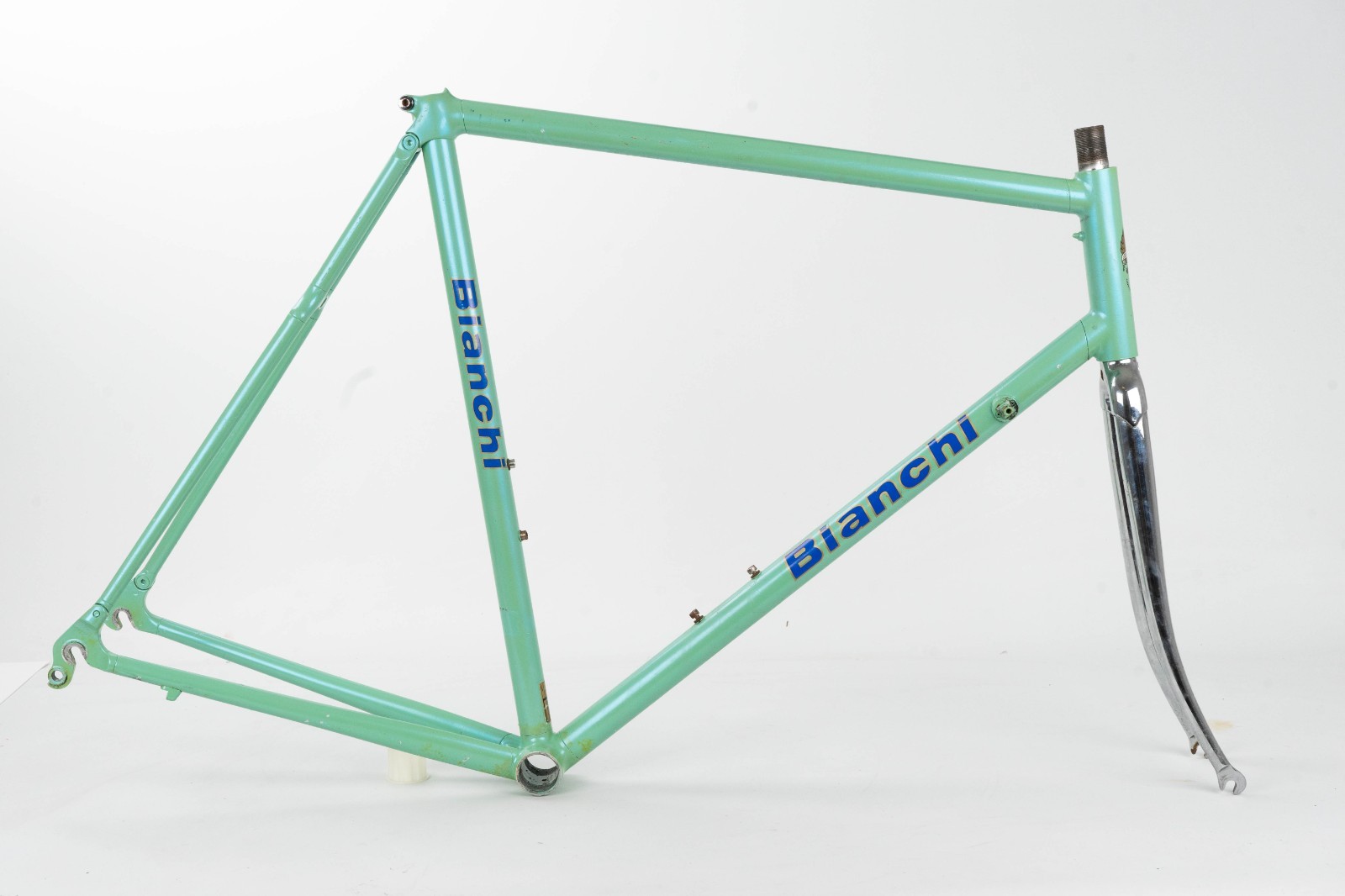BIANCHI by SAKAE LITAGE vintage 90s frame set ALUMINIUM STEEL  57 L TEAM CORSE