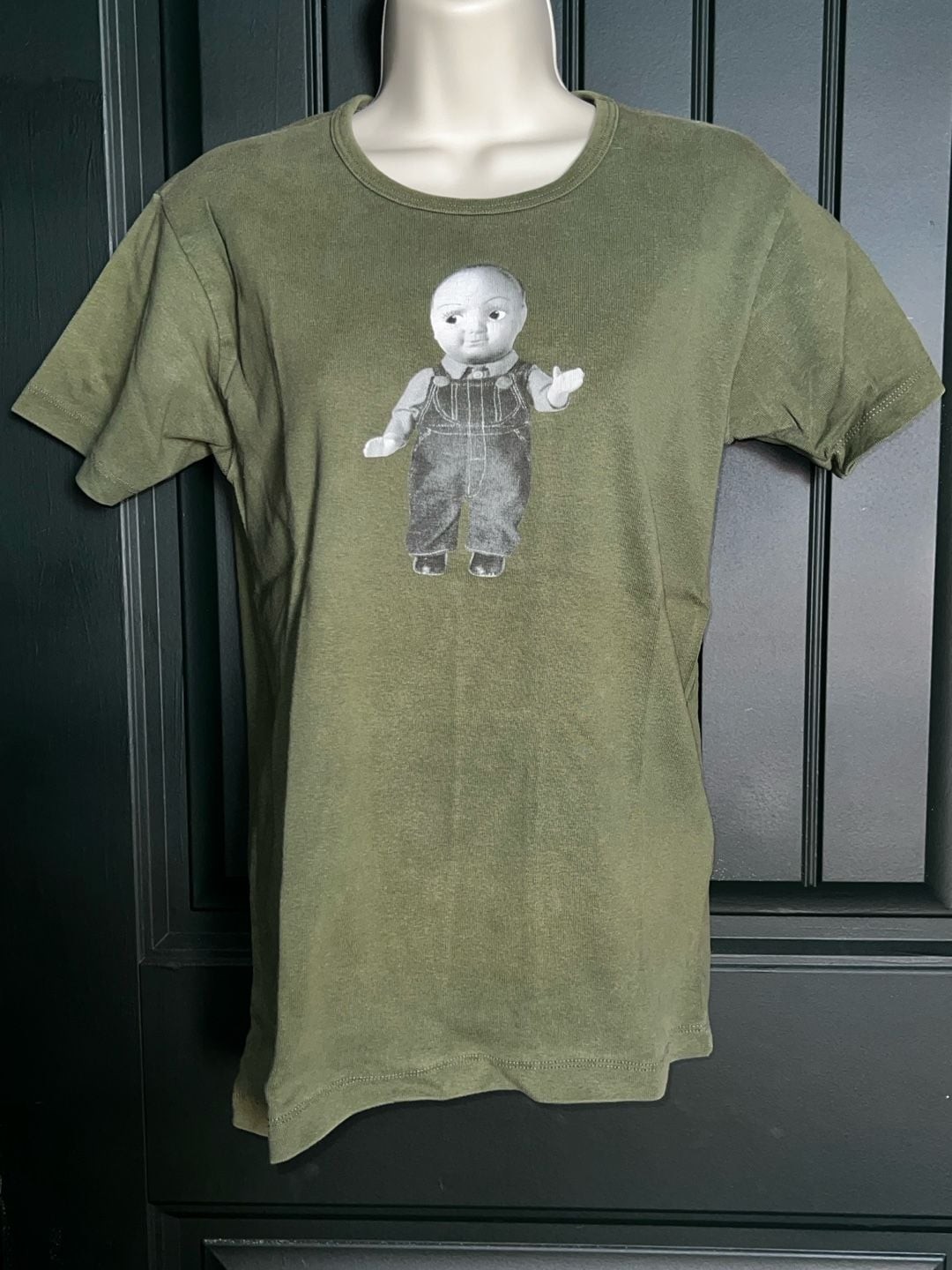 RARE EUC Lee Dungarees Buddy Lee Doll Graphic Tee Size L RARE EUC Lee Dungarees Buddy Lee Doll Graphic Tee Size L