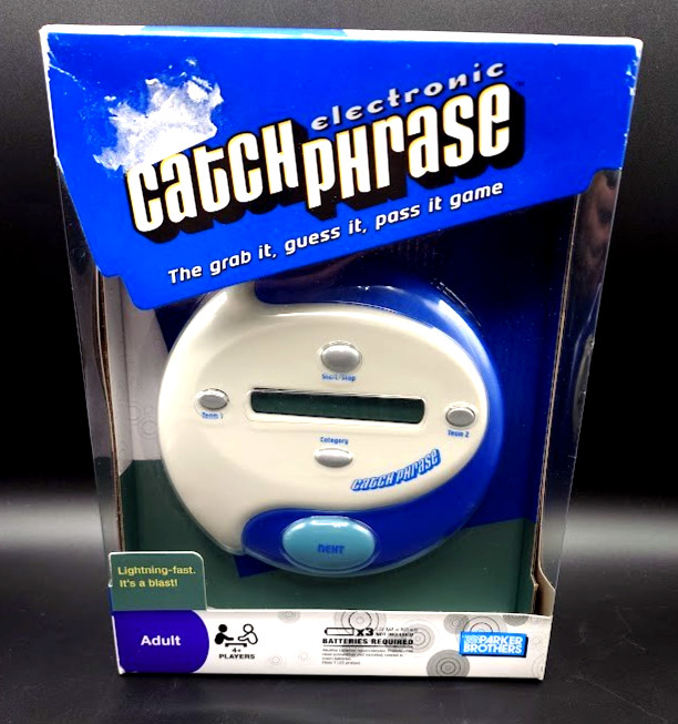 Catch Phrase Electronic Handheld Adult Party Game 2009 Parker Brothers New SA