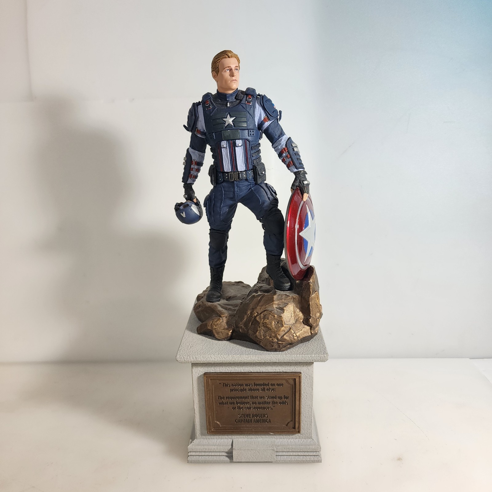 Marvel’s Avengers Captain America Statue Earth’s Mightiest Edition Game Figure Marvel’s Avengers Captain America Statue Earth’s Mightiest Edition Game Figure