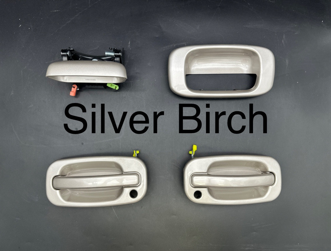 1999-06 Chevy Silverado Sierra Suburban Yukon Front door tailgate handle Silver.