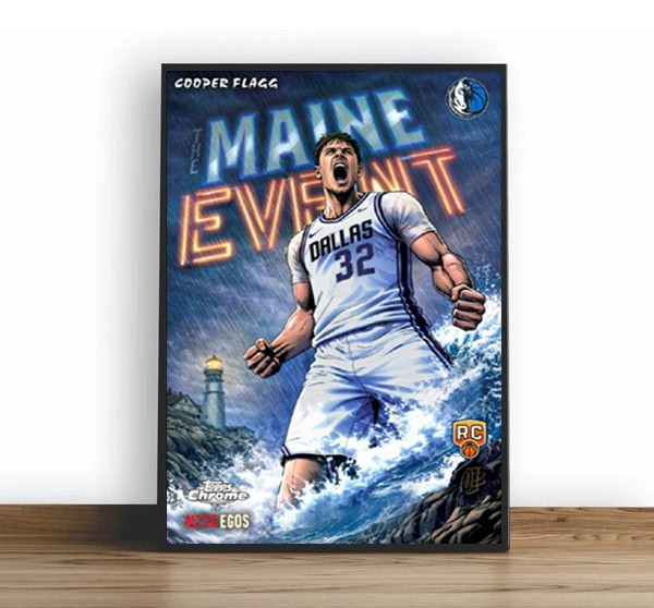 Cooper Flagg The Maine Event Basketball Sports Poster