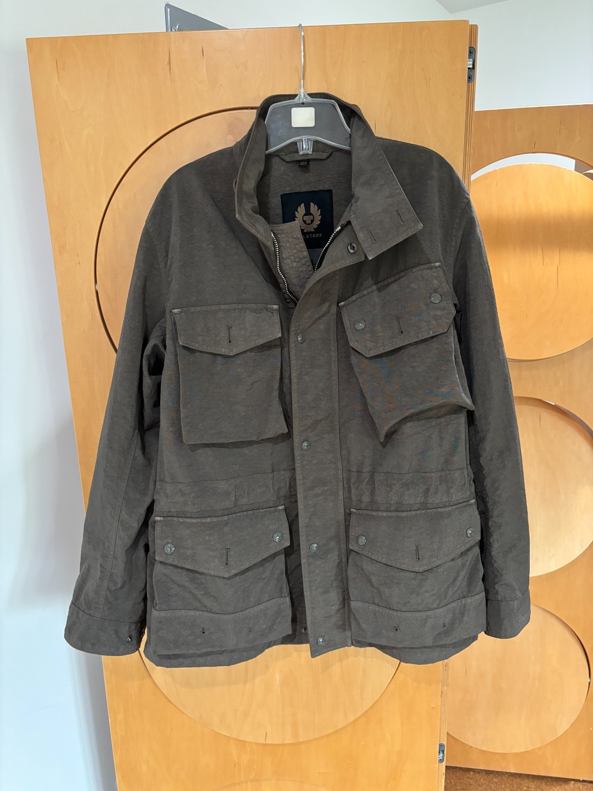 BELSTAFF Mens Clay Green Deckmaster Jacket SIZE M Authentic BELSTAFF Mens Clay Green Deckmaster Jacket SIZE M Authentic