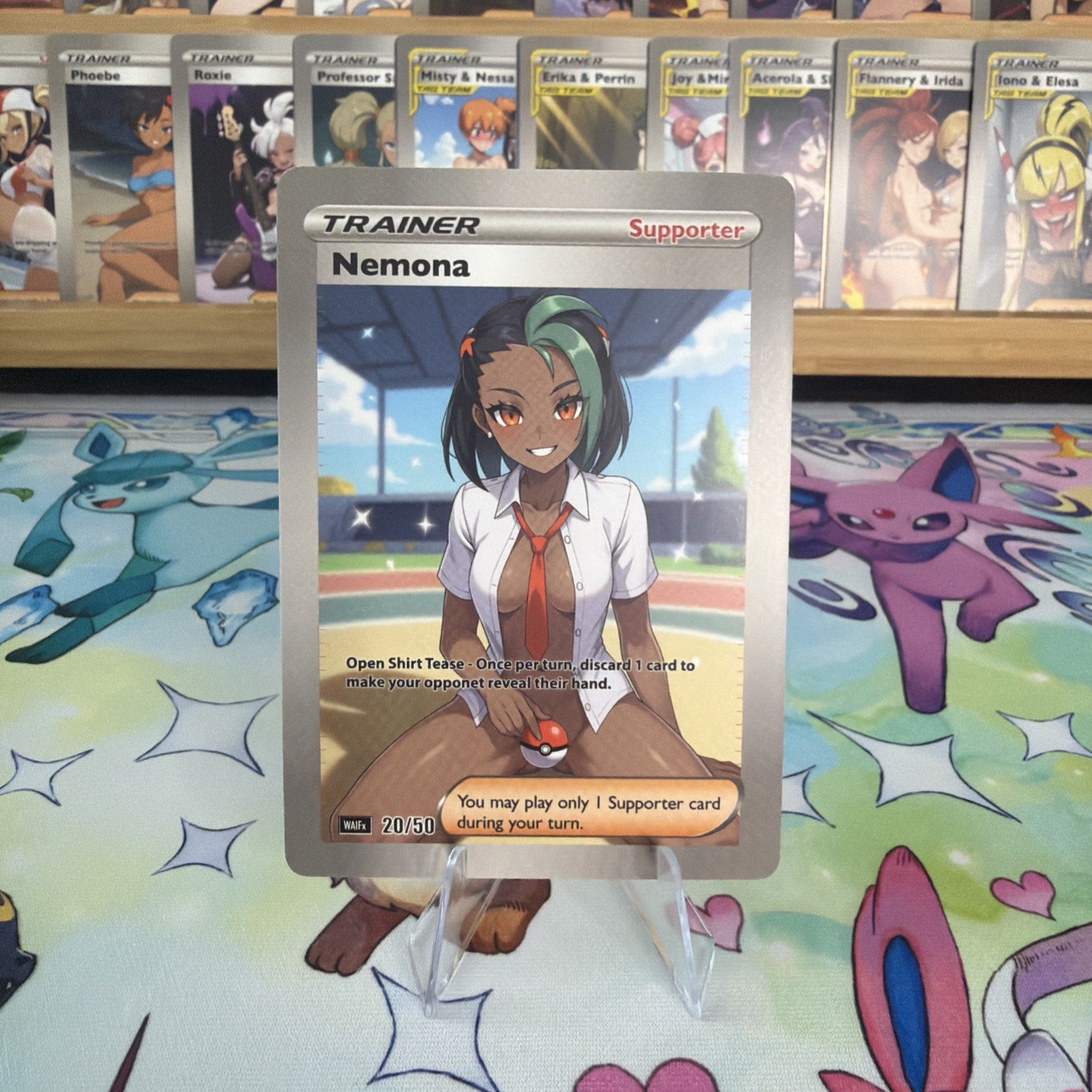 Waifx Pokemon Fan Art Anime Waifu Sexy Trainer Nemona 20/50