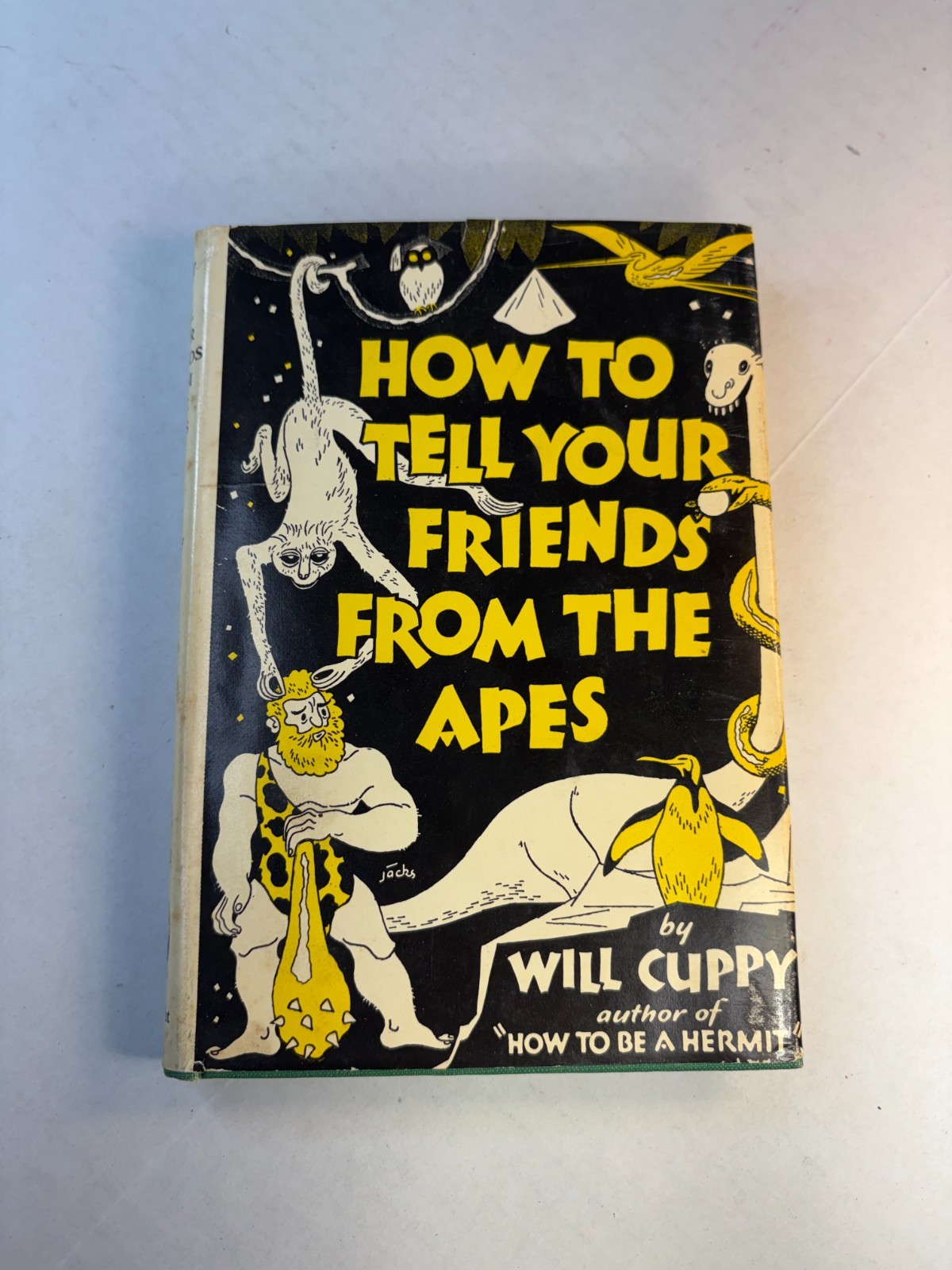 Vintage 1945 How To Tell Your Friends From The Apes Harcover Book