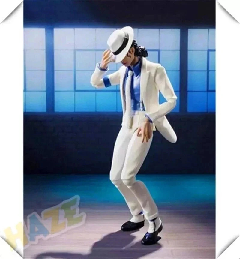 SHF Michael Jackson MJ Smooth Criminal Moonwalk Action Figure Box Set