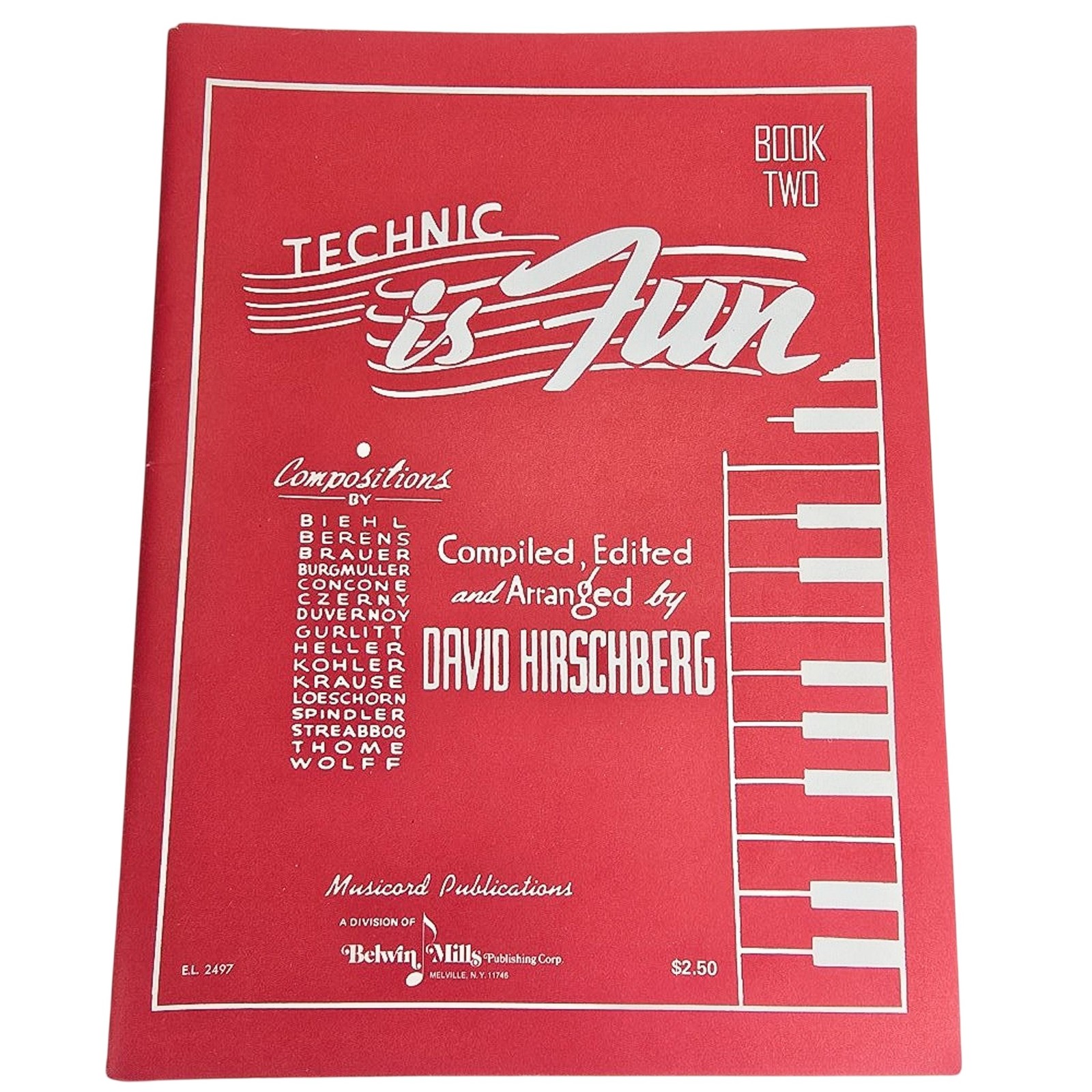 Vintage Technic Is Fun Book Two Hirschberg Children Learn Piano Music Book Study Vintage Technic Is Fun Book Two Hirschberg Children Learn Piano Music Book Study