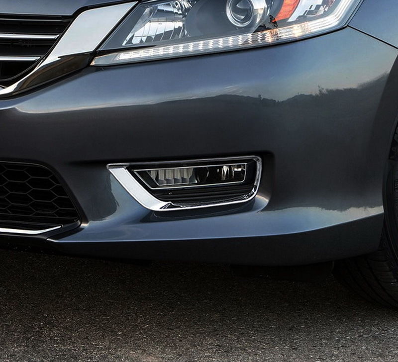 2pcs Chrome Molding Front fog Cover Trim for Honda Accord Sedan 2013-2015