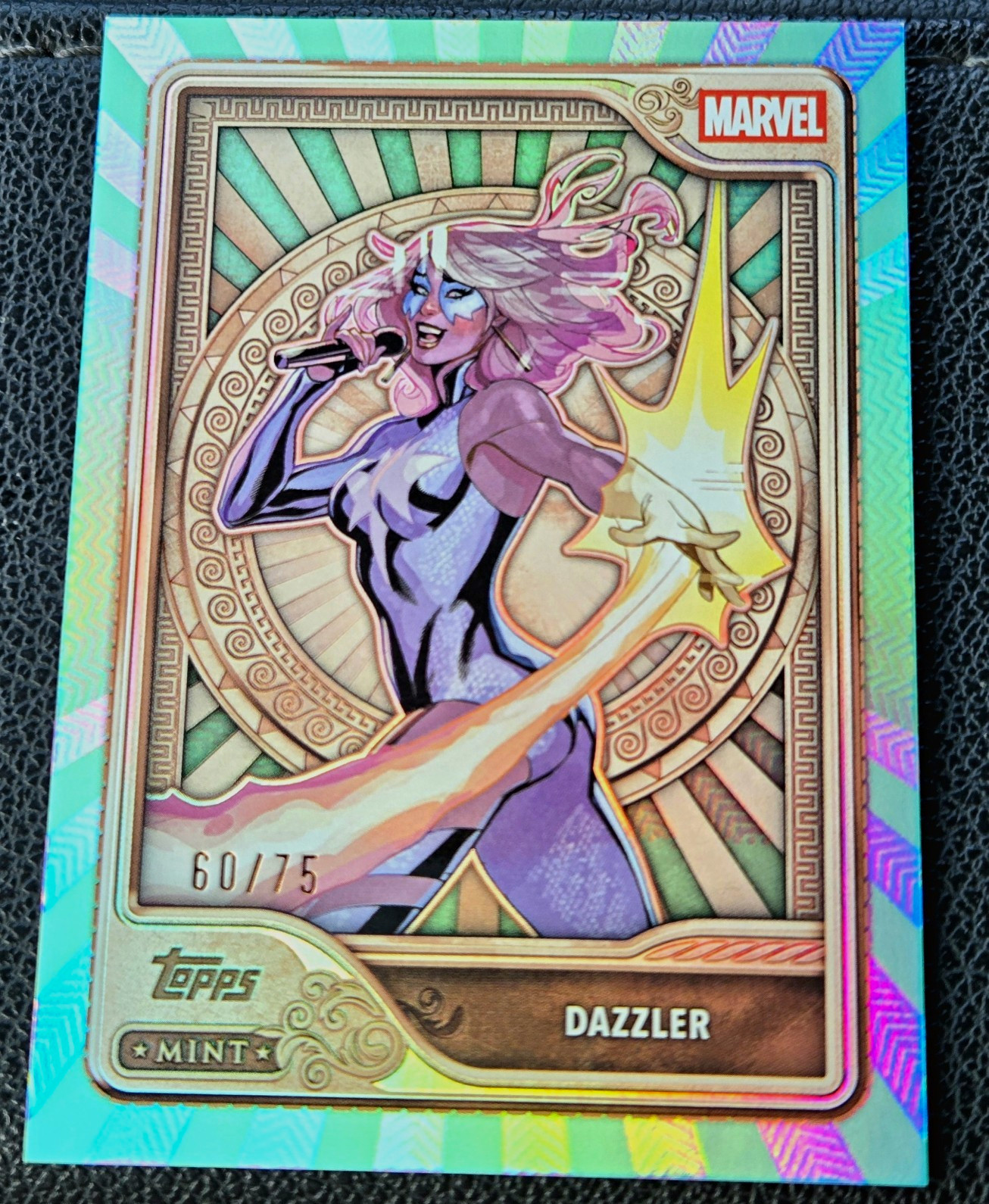 Topps 2026 Mint Marvel Dazzler #32 Mint Green Parallel Serial Numbered 60/75