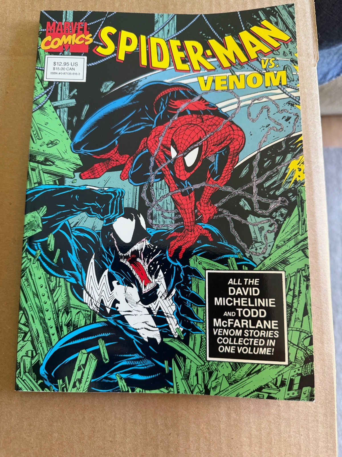 Spider-Man Vs. Venom 7th Printing (Marvel Comics 1992) 23638 Spider-Man Vs. Venom 7th Printing (Marvel Comics 1992) 23638