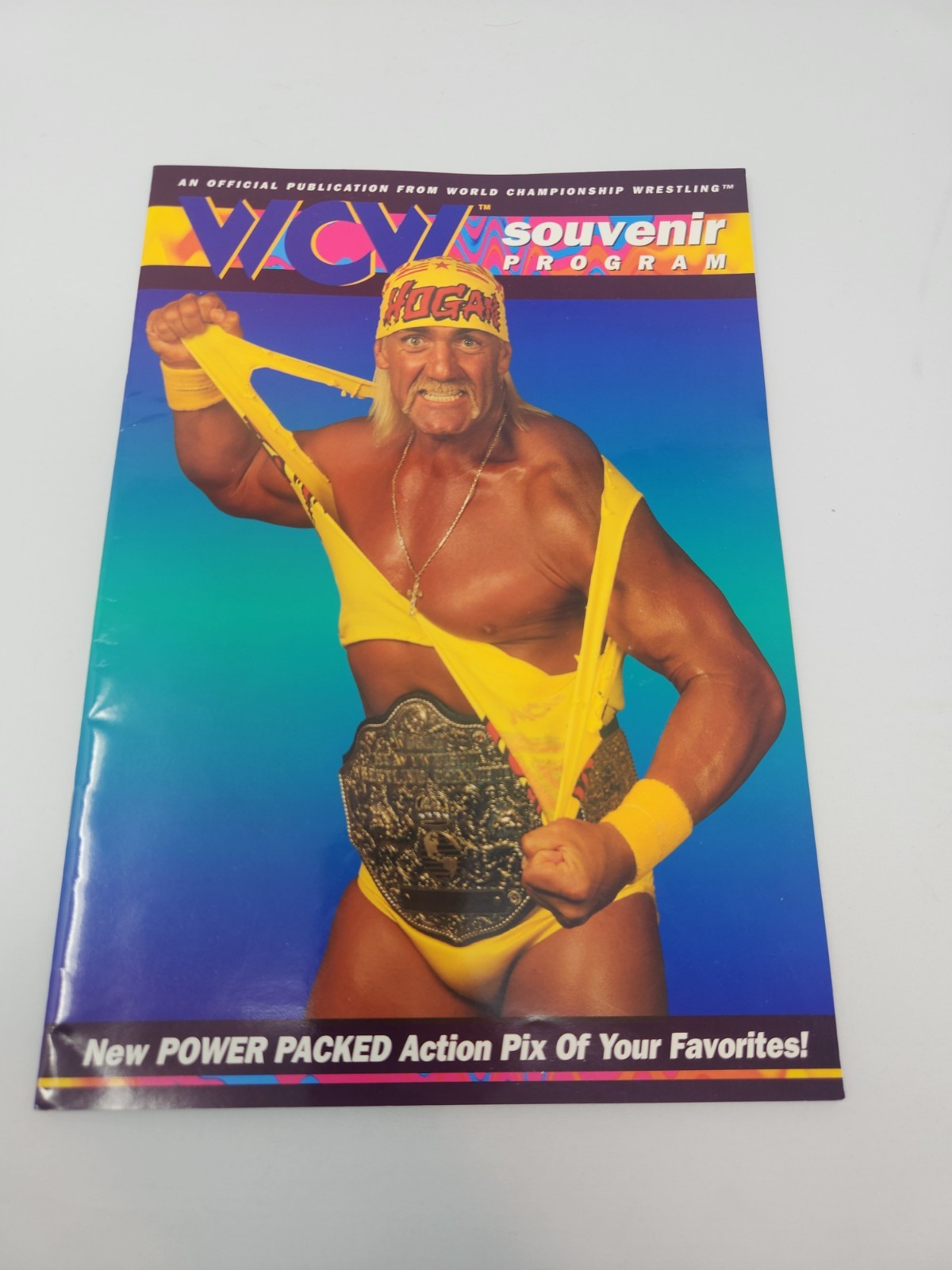 WCW Hulk Hogan 1994 Souvenir Pro Wrestling Program Vintage