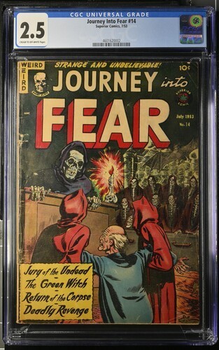 JOURNEY INTO FEAR #14 - CGC 2.5 - (1953, Superior)