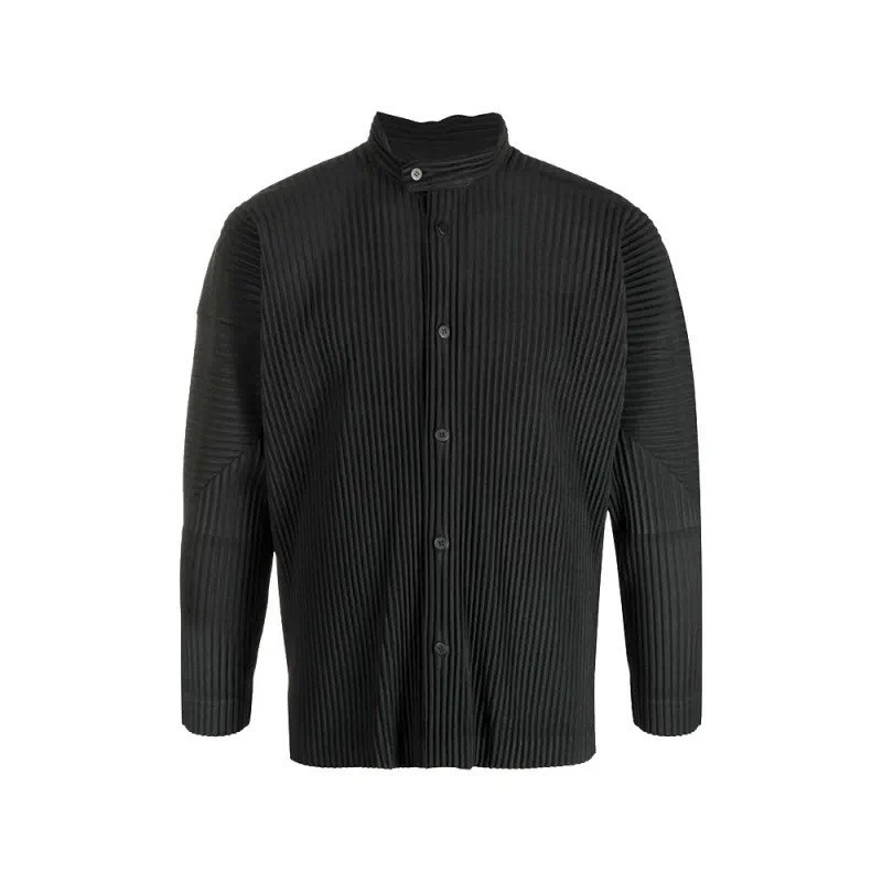 Homme Plisse Issey Miyake Pleated long sleeve shirt jacket Fashion