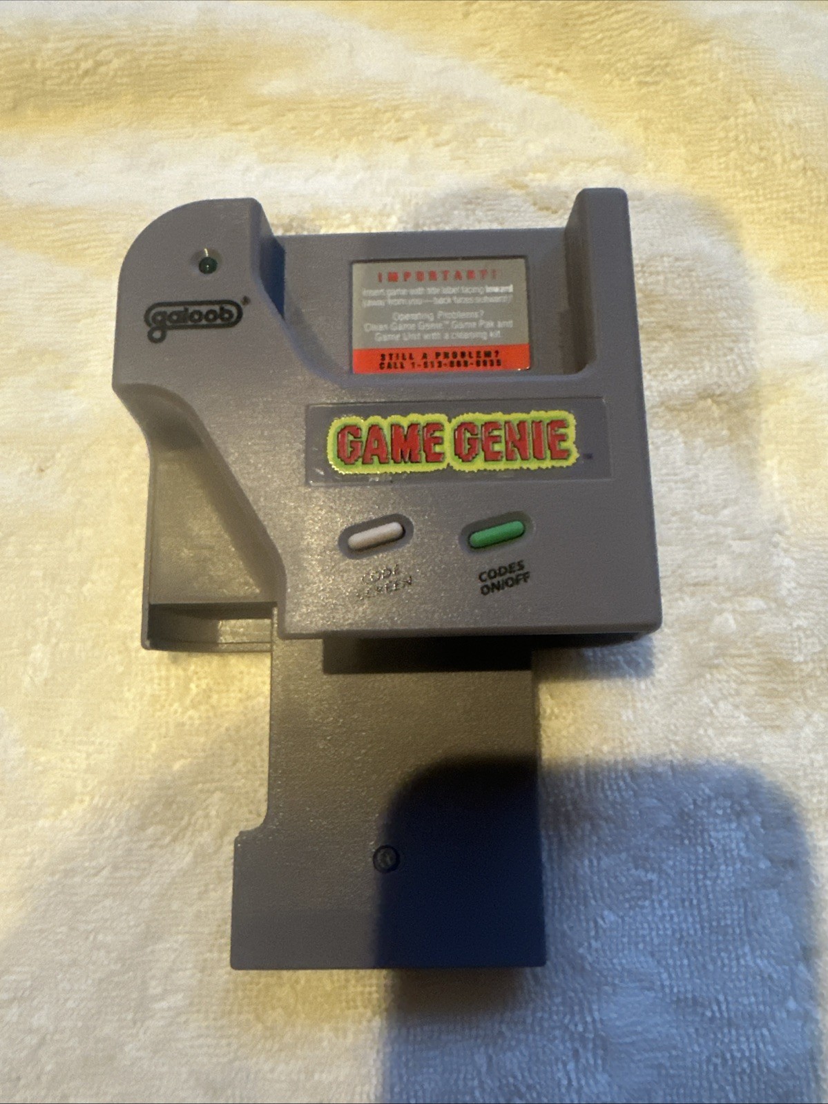 Game Boy Genie Galoob 7359 Video Game Enhancer W/ Programming Manual Code Book