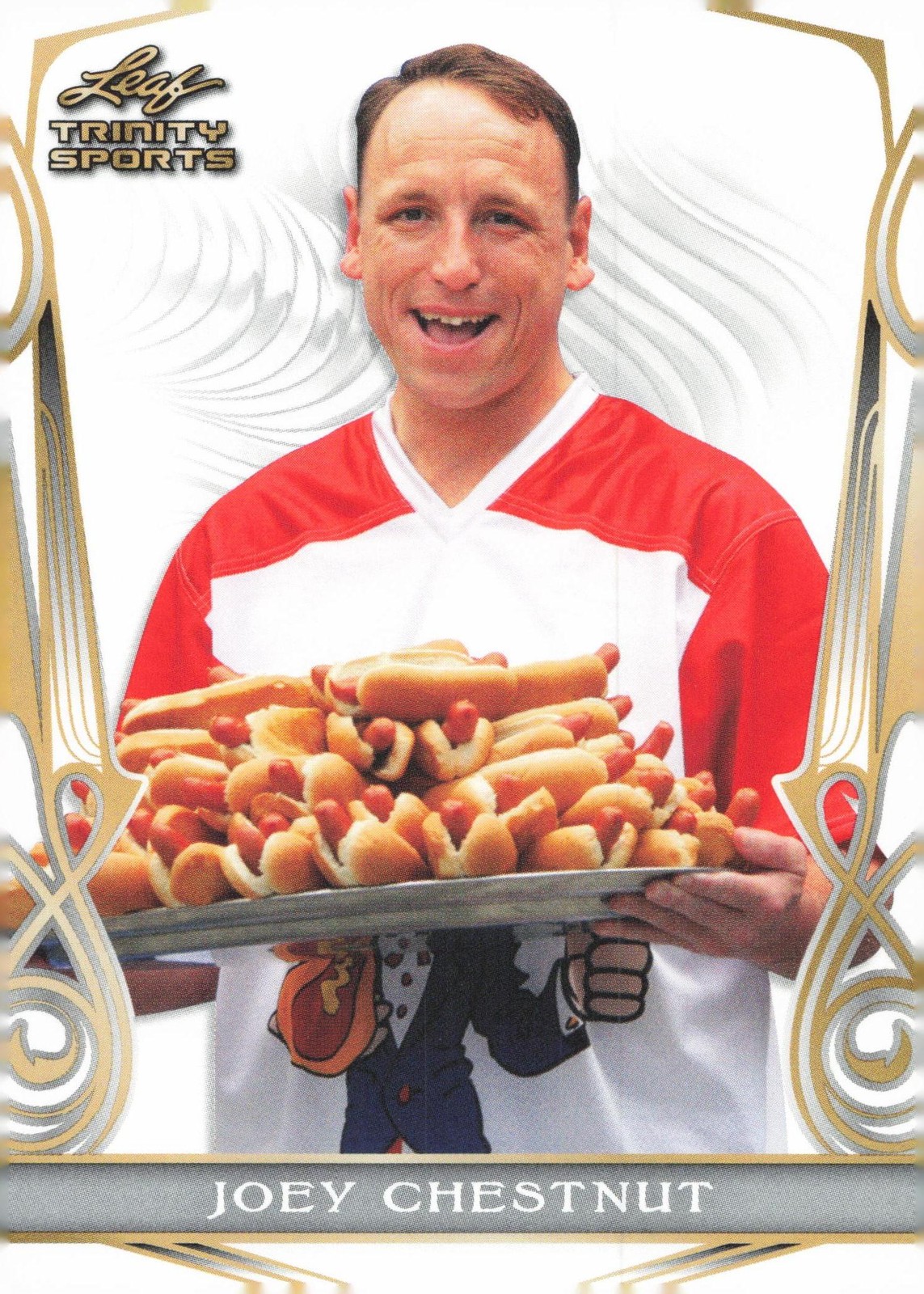 2023 Leaf Trinity Joey Chestnut Base Sports #BS-7