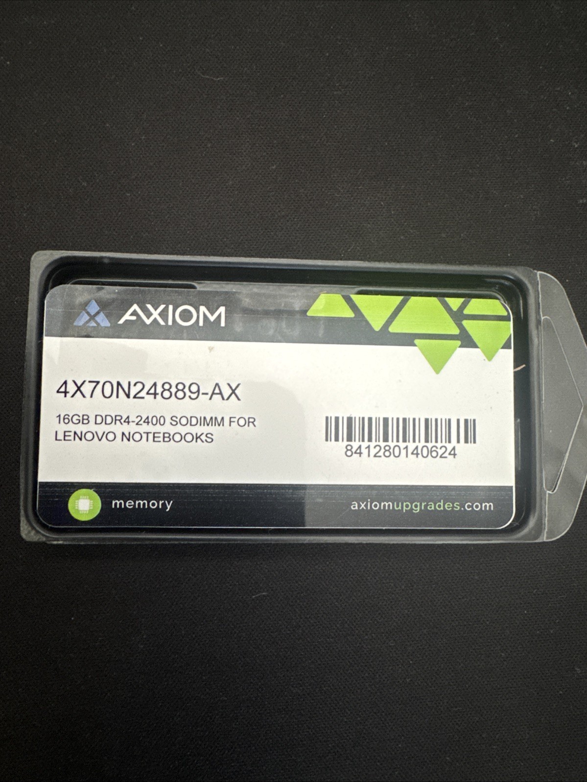 Axiom-New-4X70N24889-AX _ 16GB DDR4-2400 SODIMM FOR LENOVO NOTEBOOKS