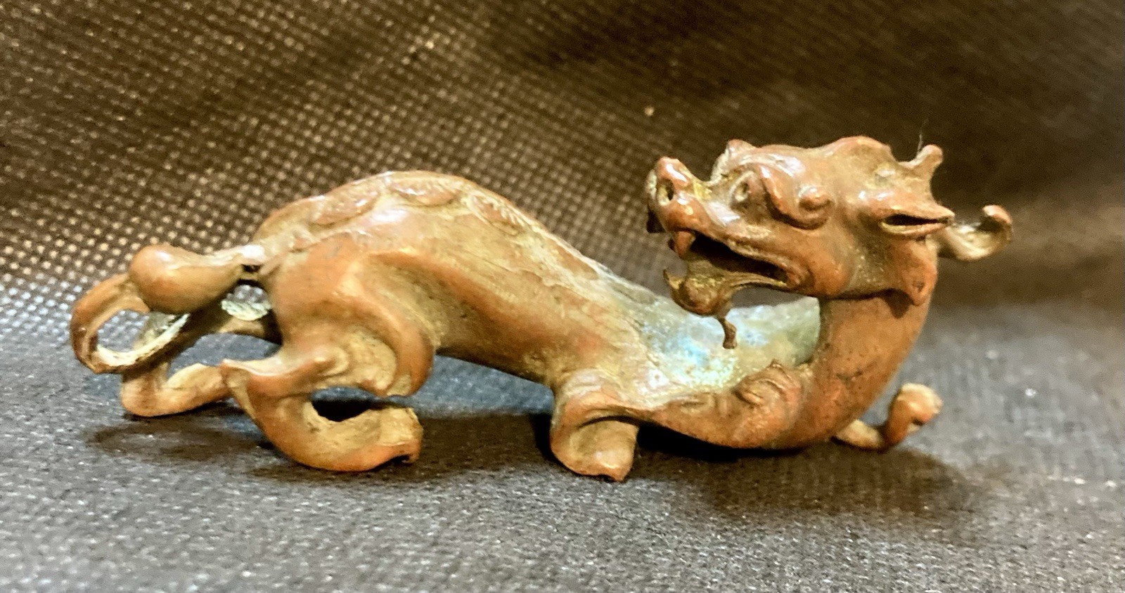 Bronze Asian Dragon 3 1/2 Bronze Asian Dragon 3 1/2