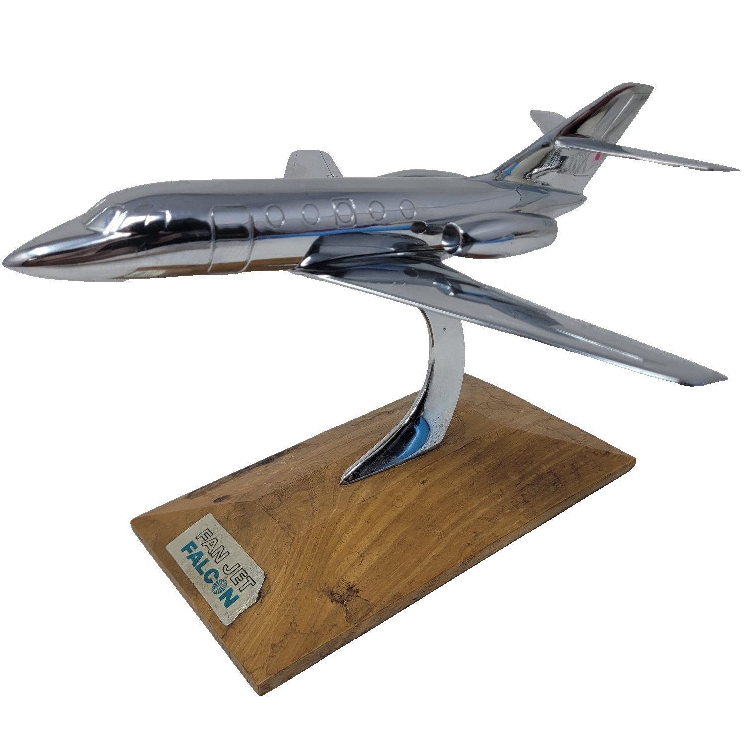 Pacific Miniatures PacMin Dassault Fan Jet Falcon Pan Am Chrome Desk Model Vtg Pacific Miniatures PacMin Dassault Fan Jet Falcon Pan Am Chrome Desk Model Vtg