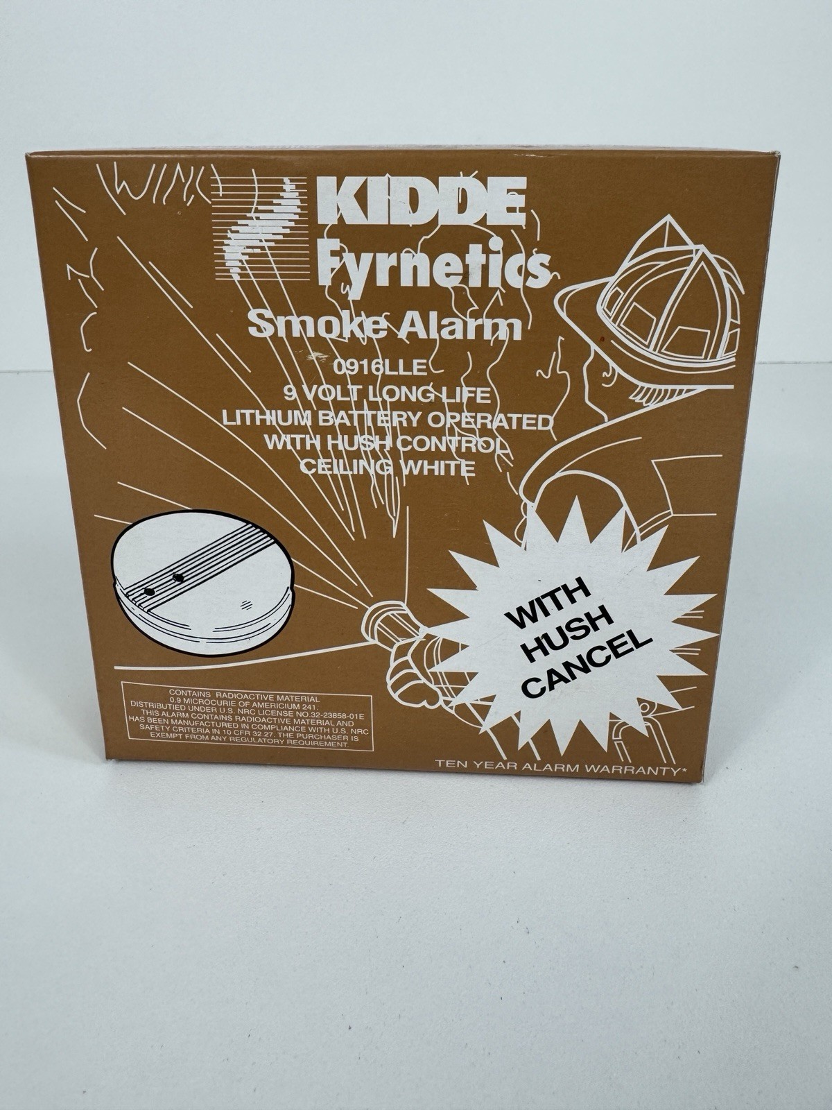 Vintage Kidde Fyrnetics Smoke Alarm #0916LLE New NIB