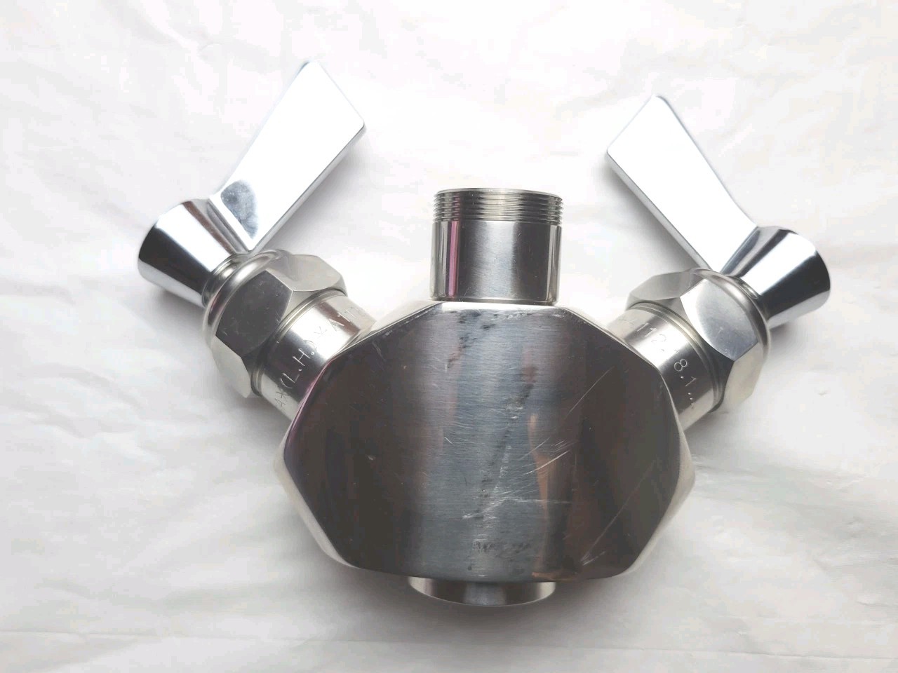 Fisher Cleveland Double Pantry Control Valve Dual Control Valve Faucet 63592 New