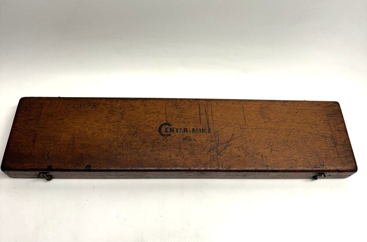 VINTAGE Sorensen Center-Mike Center Distance Gage Model A7 w/Case EXCELLENT COND