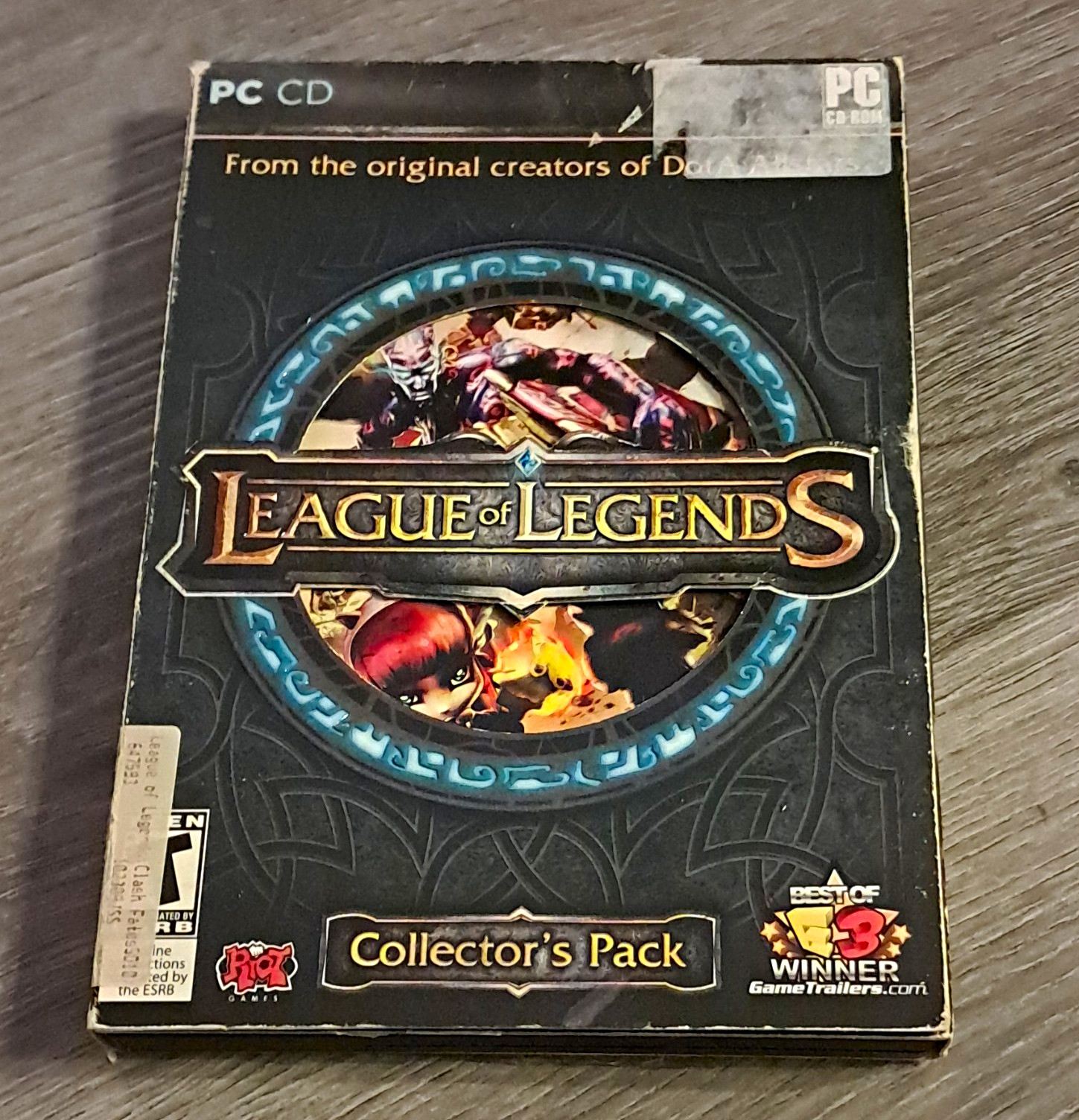 Riot Games League of Legends Collector's Pack PC CD-ROM MOBA T Manual