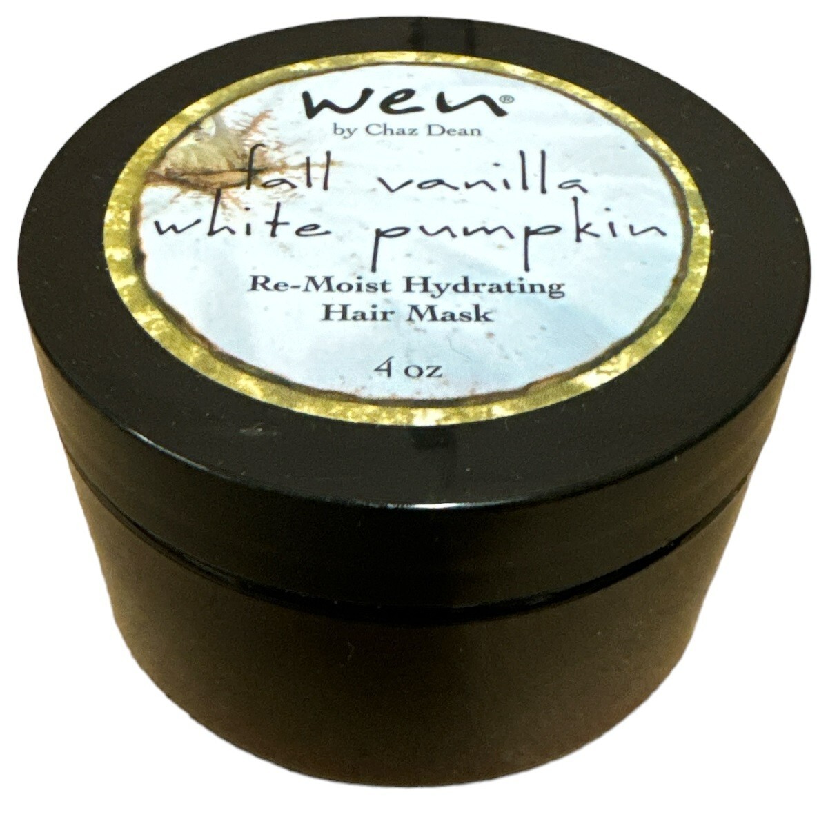WEN Fall Vanilla White Pumpkin Re-Moist Hydrating Hair Mask Treatment, 4oz