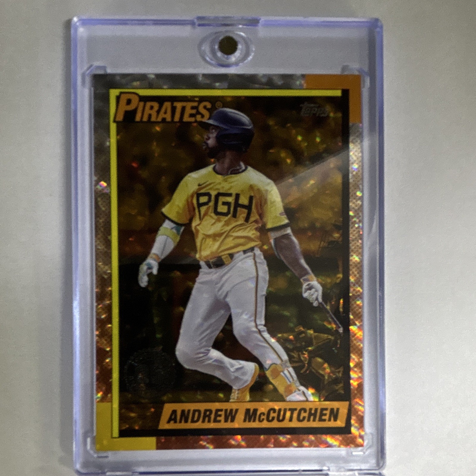 Topps 2024 Topps Andrew McCutchen Pirates Topps 1990 Baseball T90-98 /50 Topps 2024 Topps Andrew McCutchen Pirates Topps 1990 Baseball T90-98 /50