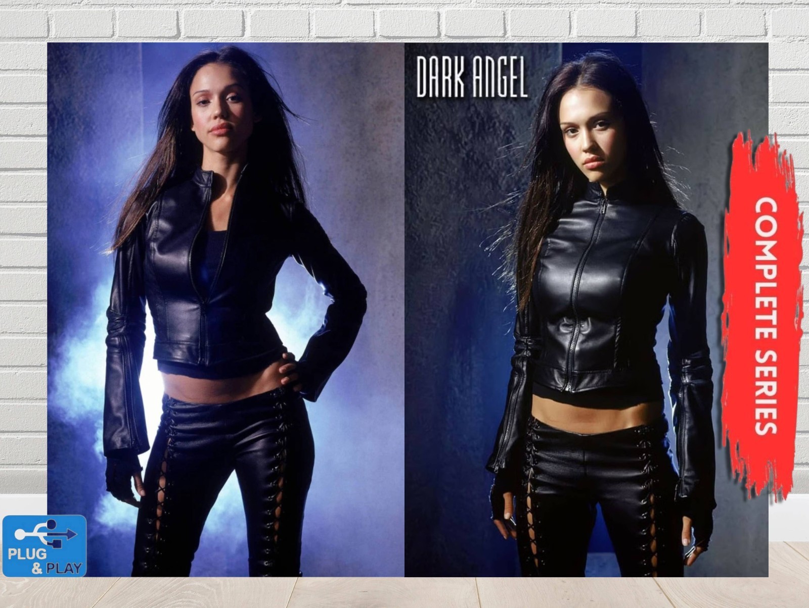 Dark Angel TV Series Complete Seasons 1+2 Jessica Alba Released 10/3/2000 - USB