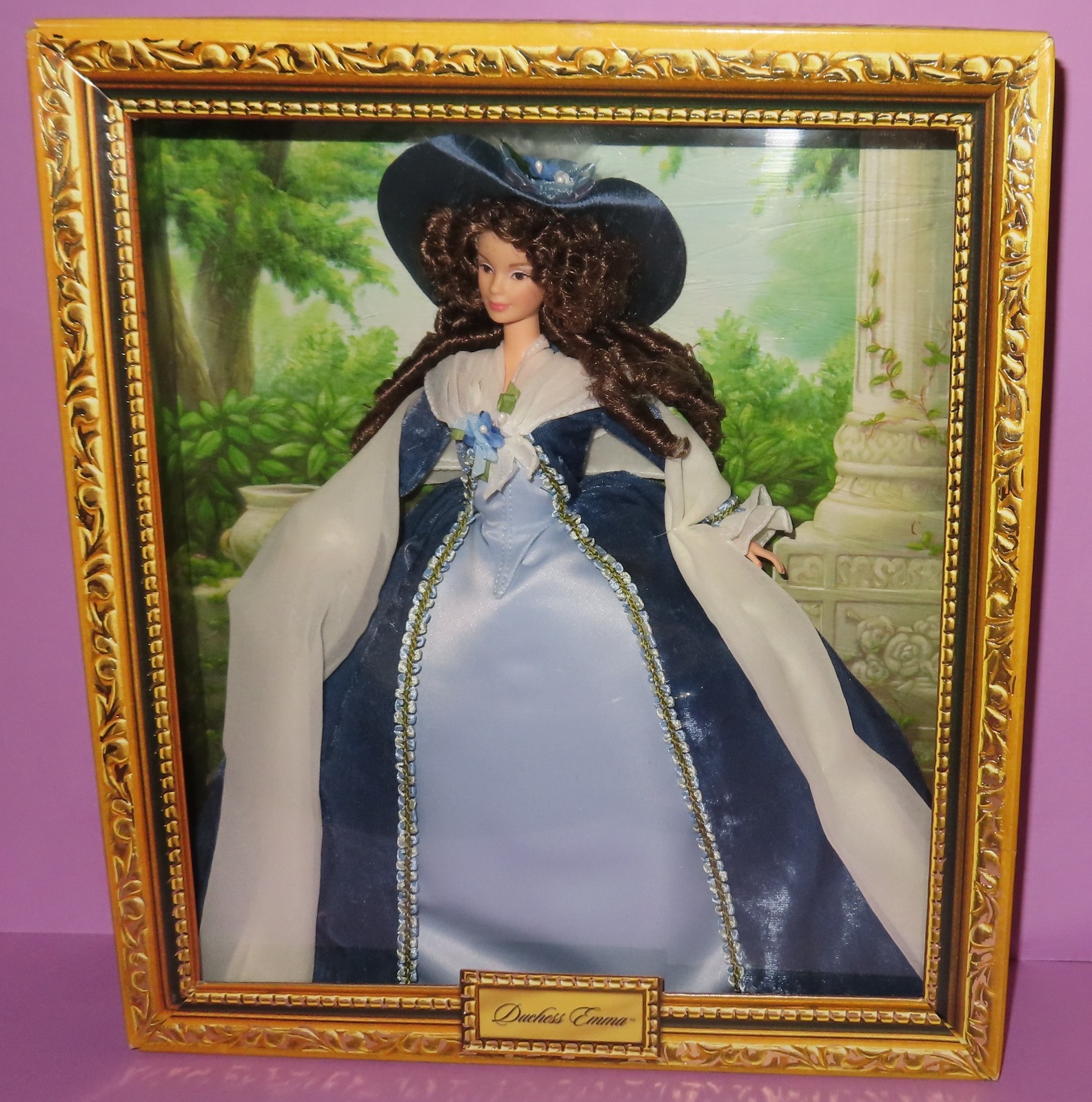 Barbie Duchess Emma Fashion Doll in Blue Gown and Hat B3422 2003