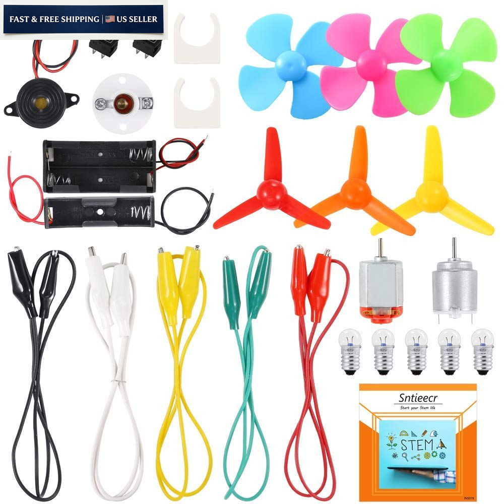 Sntieecr STEM Electric Circuit Motor Kit, Science Experiment Small