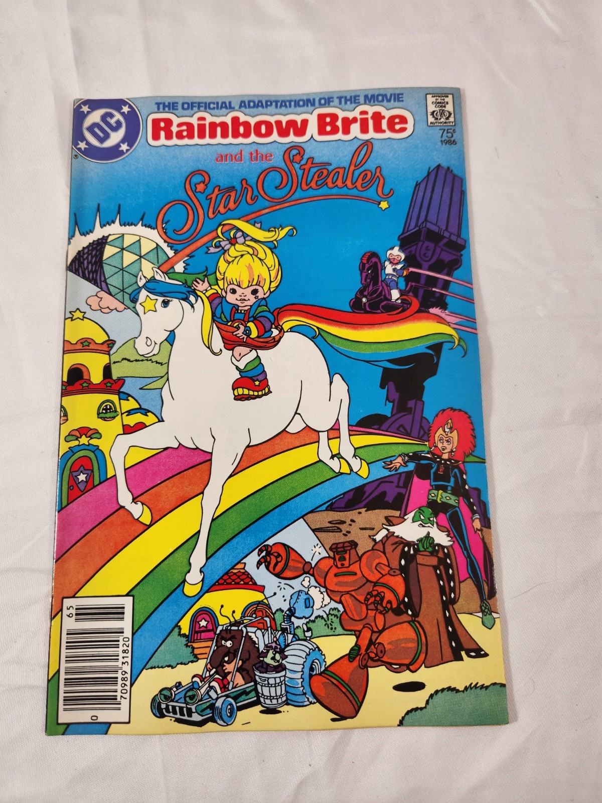 Vintage DC Comic Book Rainbow Brite & The Star Stealer O Adaptation Of The Movie Vintage DC Comic Book Rainbow Brite & The Star Stealer O Adaptation Of The Movie